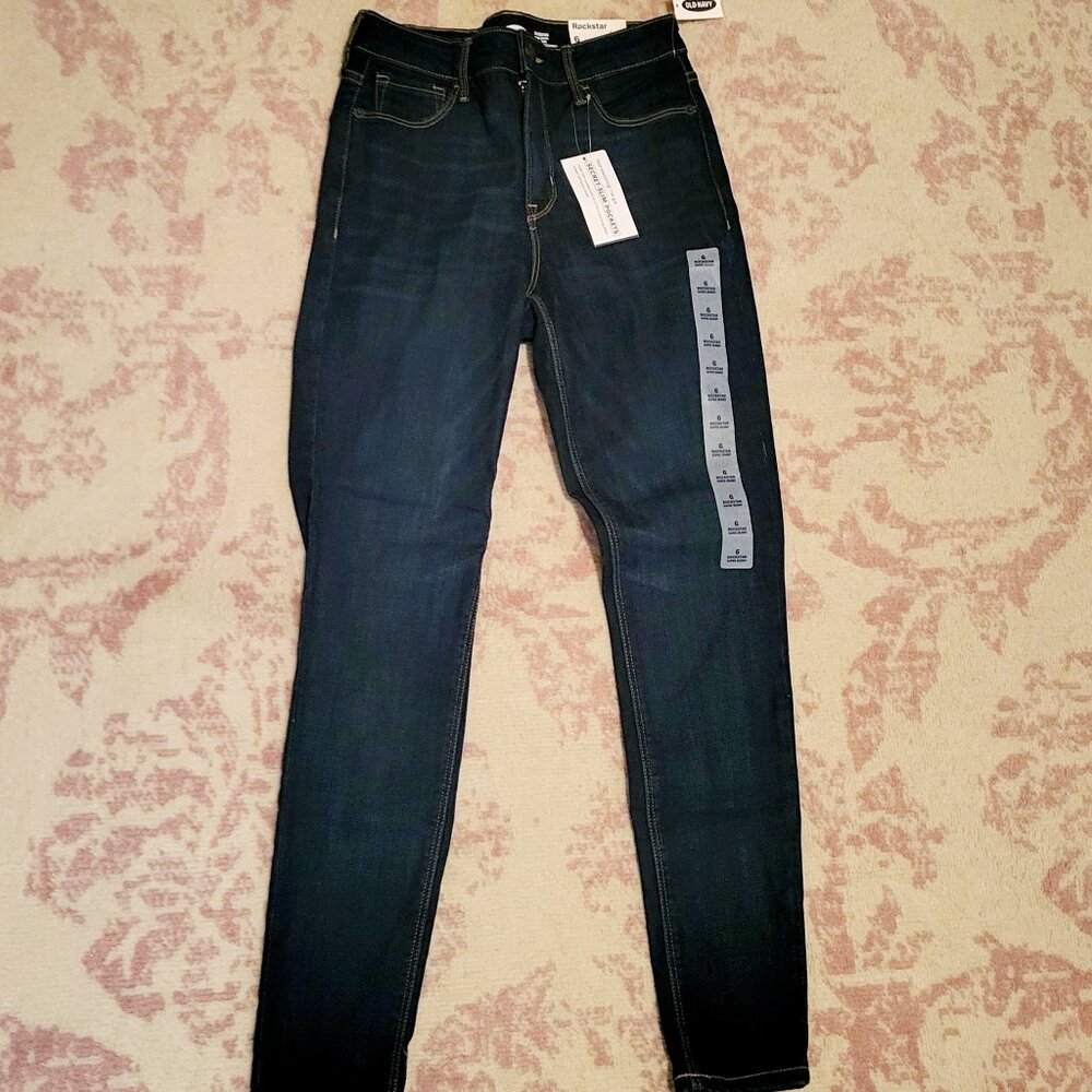 Rockstar Super Skinny High Rise Jeans - Size 6 - NWT